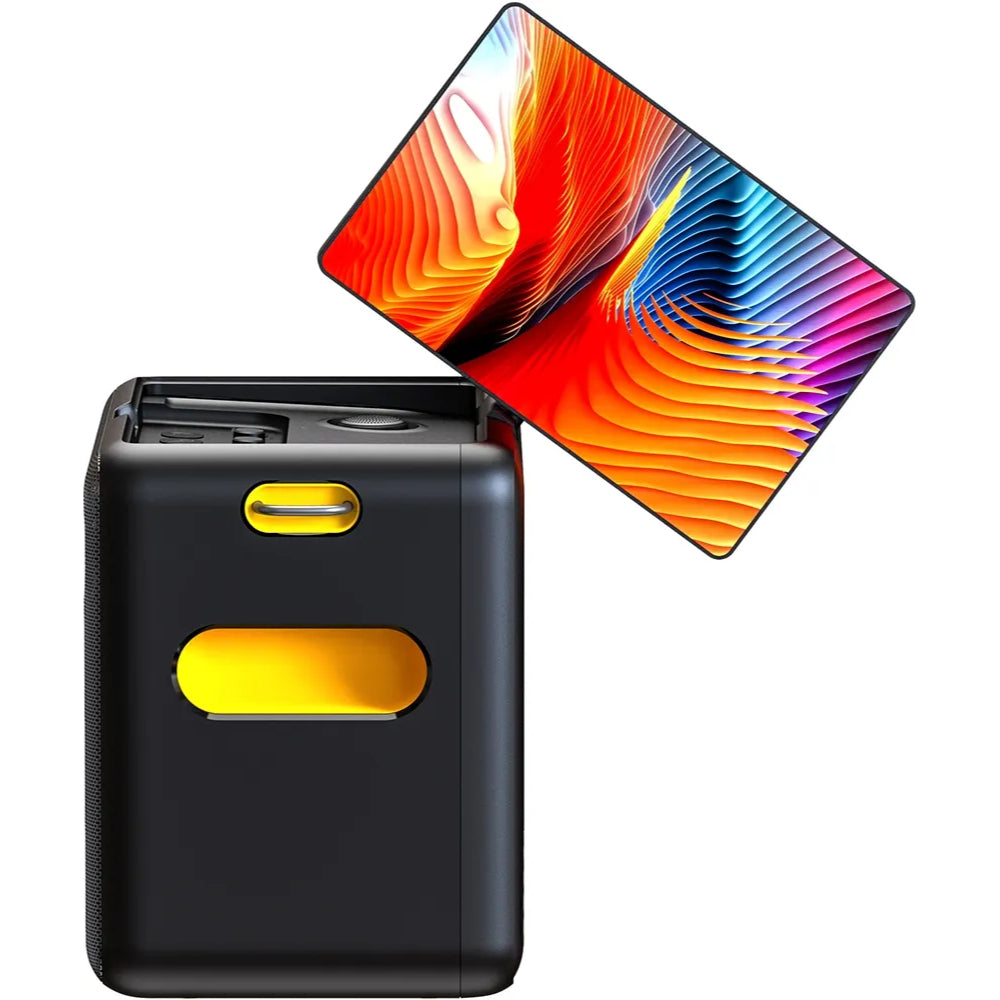 Caixa de som Karaokê JOOG X2 600W Tela 10,1" 2x Microfones sem fio